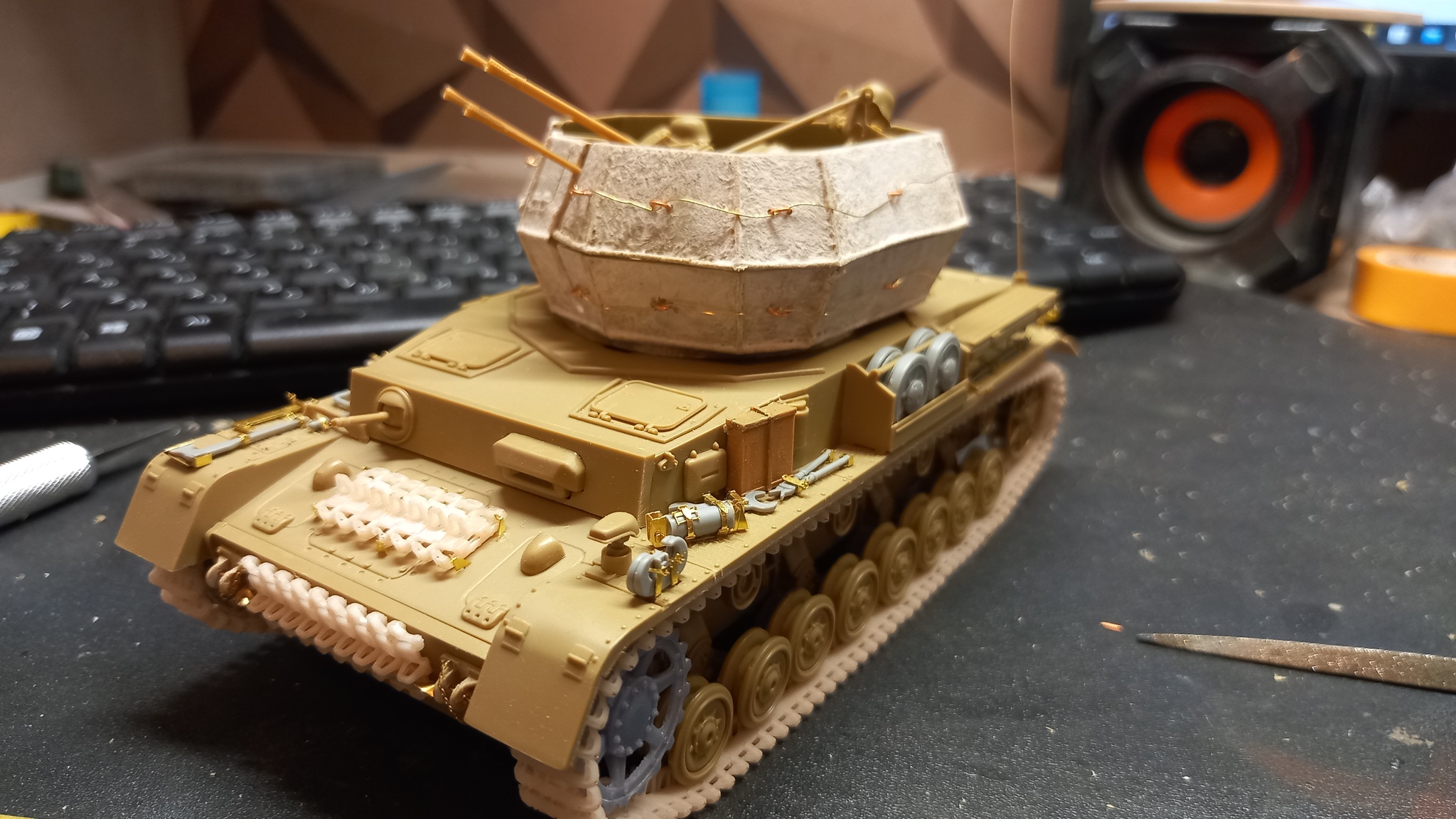 Wirbelwind from academy 1/35 - My, Modeling, Stand modeling, Armored vehicles, Hobby, Longpost