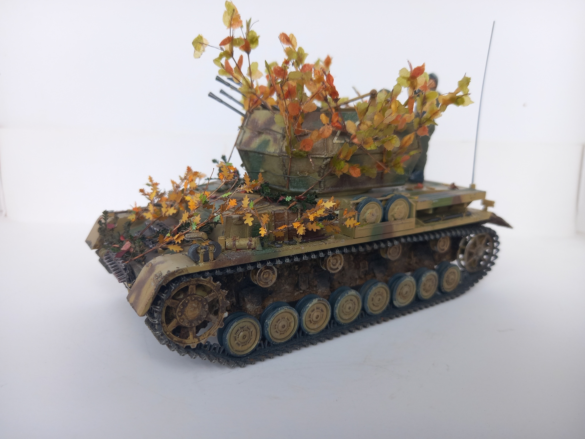 Wirbelwind from academy 1/35 - My, Modeling, Stand modeling, Armored vehicles, Hobby, Longpost