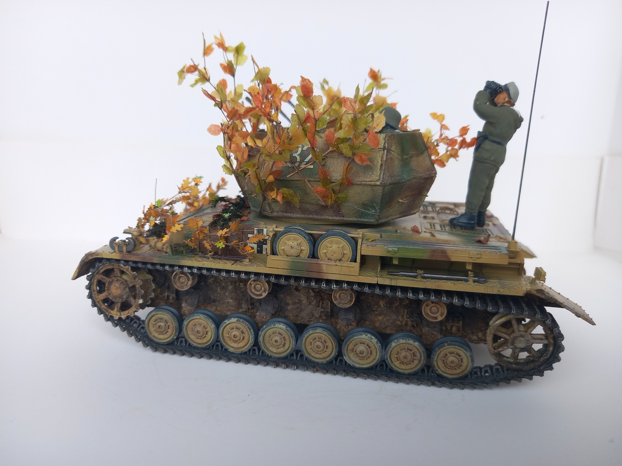 Wirbelwind from academy 1/35 - My, Modeling, Stand modeling, Armored vehicles, Hobby, Longpost