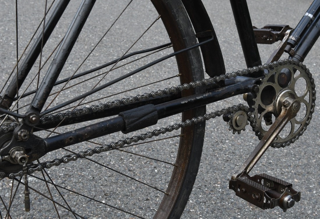 Bicycle (dual suspension) 1922 - A bike, Unusual, Technologies, Rarity, Mechanism, Inventions, Longpost