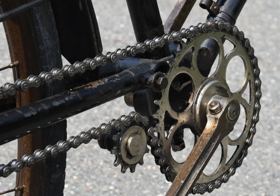 Bicycle (dual suspension) 1922 - A bike, Unusual, Technologies, Rarity, Mechanism, Inventions, Longpost