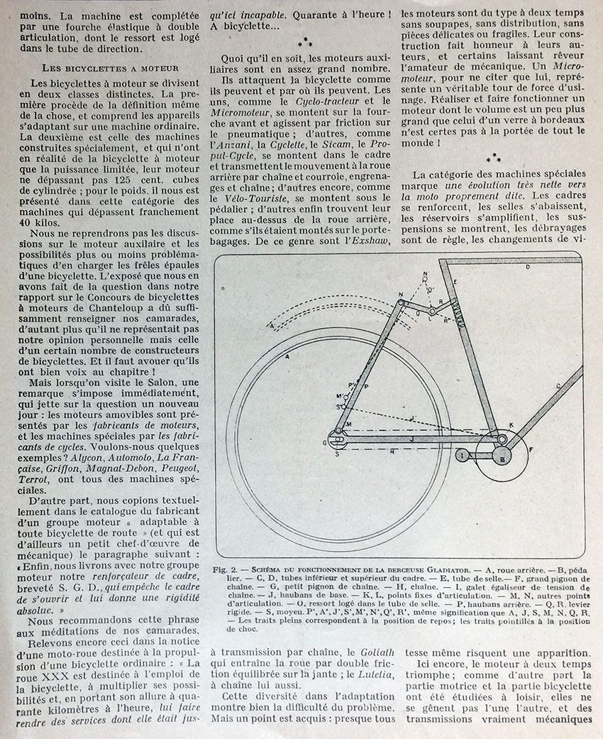 Bicycle (dual suspension) 1922 - A bike, Unusual, Technologies, Rarity, Mechanism, Inventions, Longpost