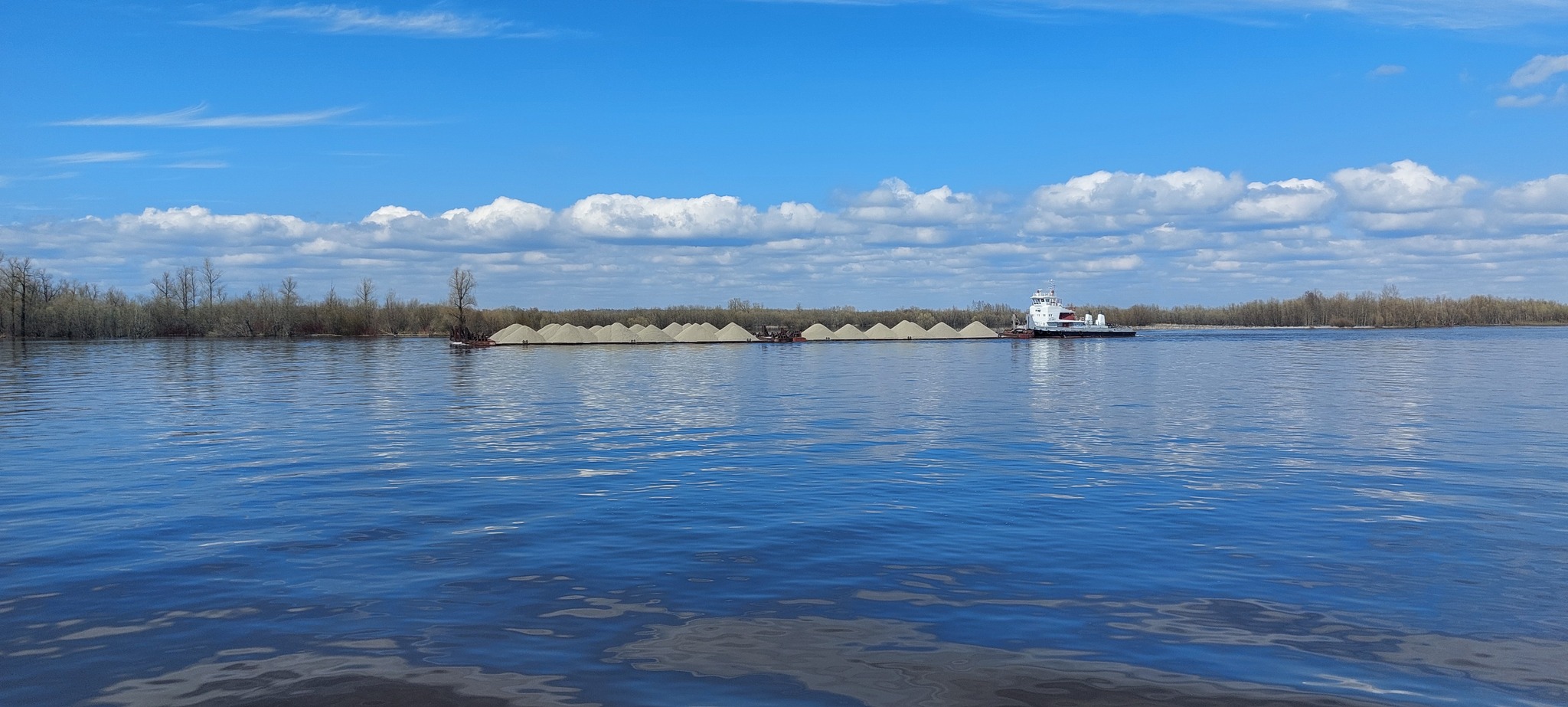 Паром Каргасок(Стрежевой) - Колтогорск | Пикабу