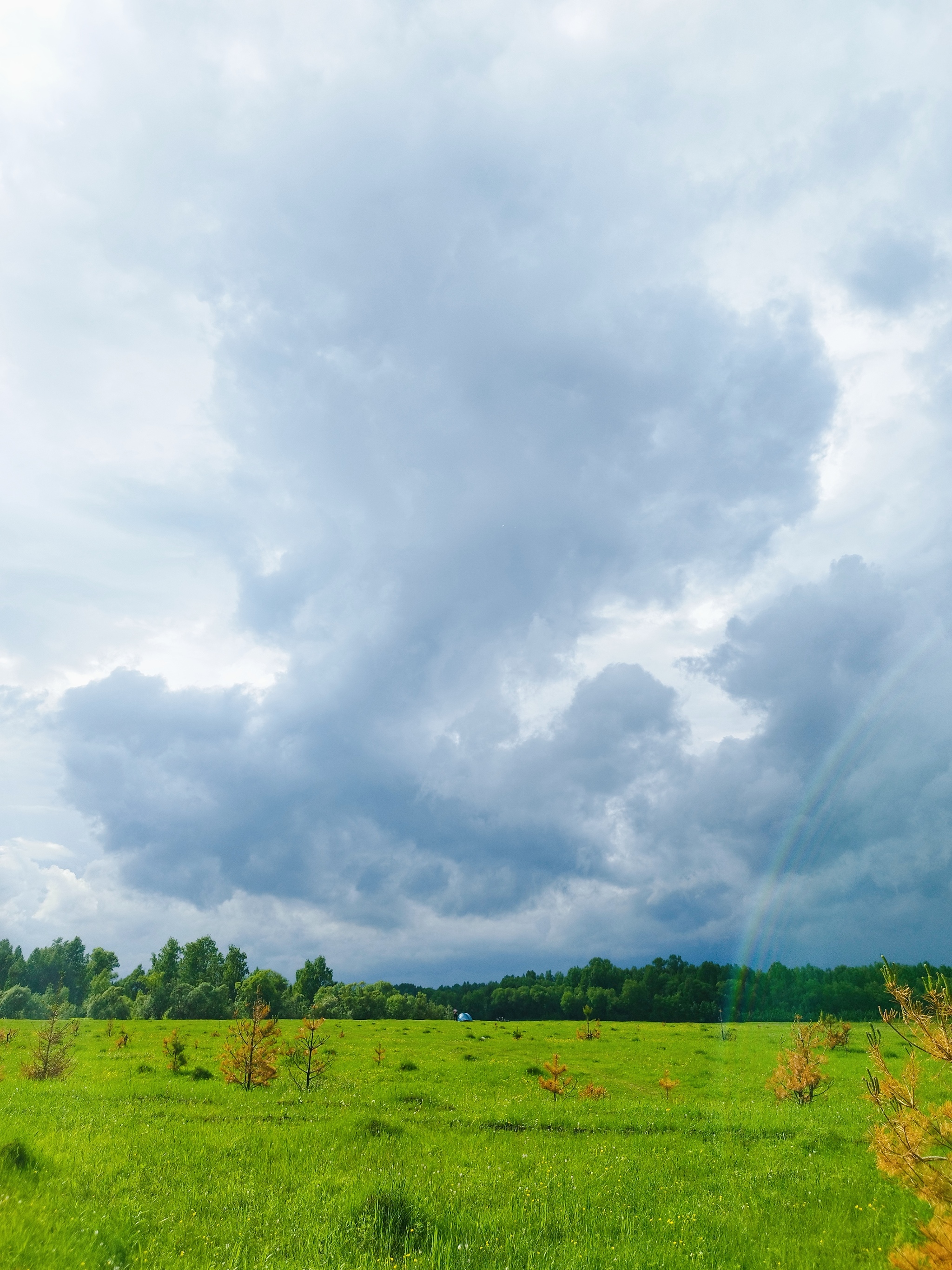 The sky over the Biryusa River - My, Turquoise, Cycling, Travel across Russia, Irkutsk region, Video, Soundless, Longpost