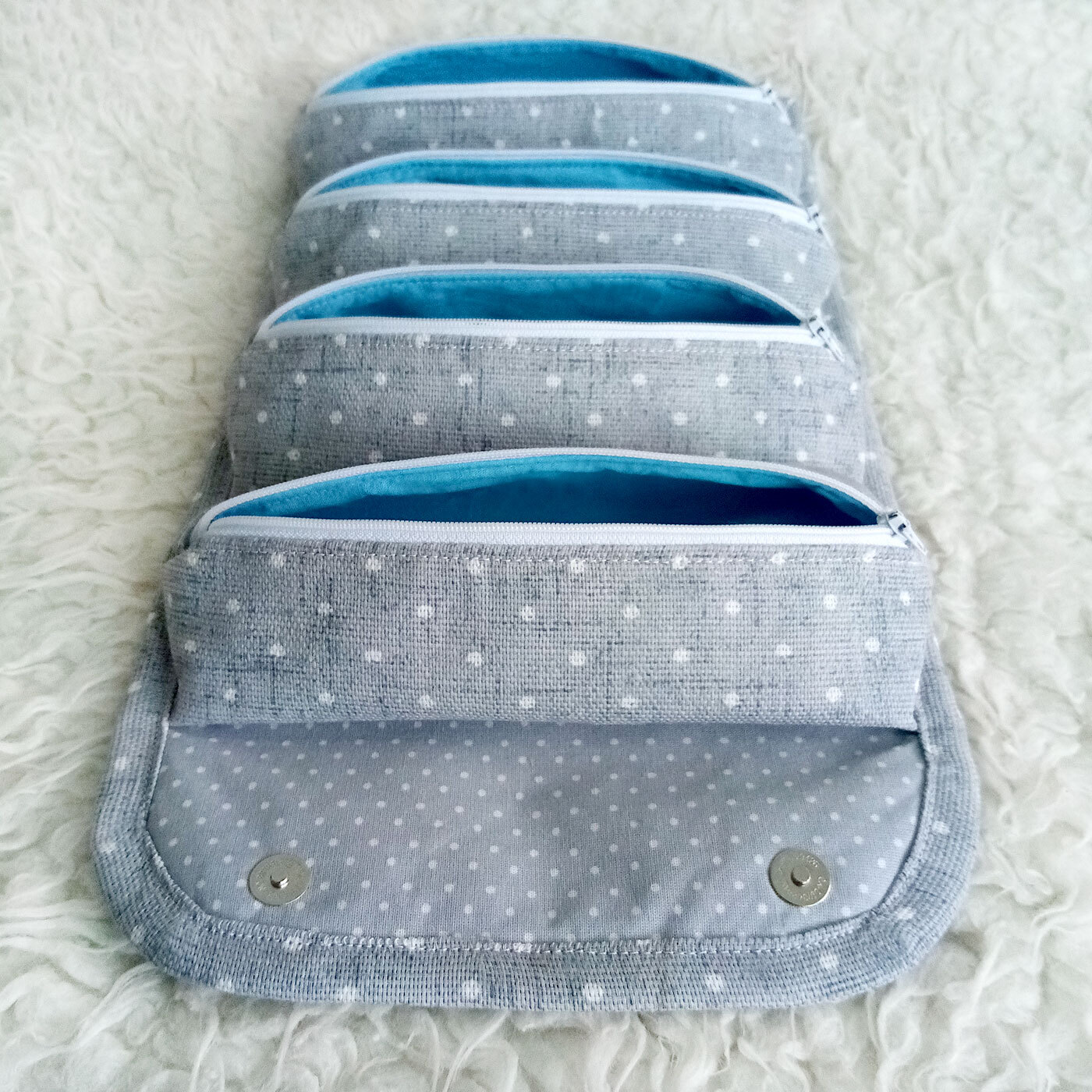 Travel cosmetic bag, with four compartments - My, Cosmetologist, Сумка, Sewing, Sale, Needlework, Needlework without process, Cosmetics, Travels, Road, Accessories, Longpost