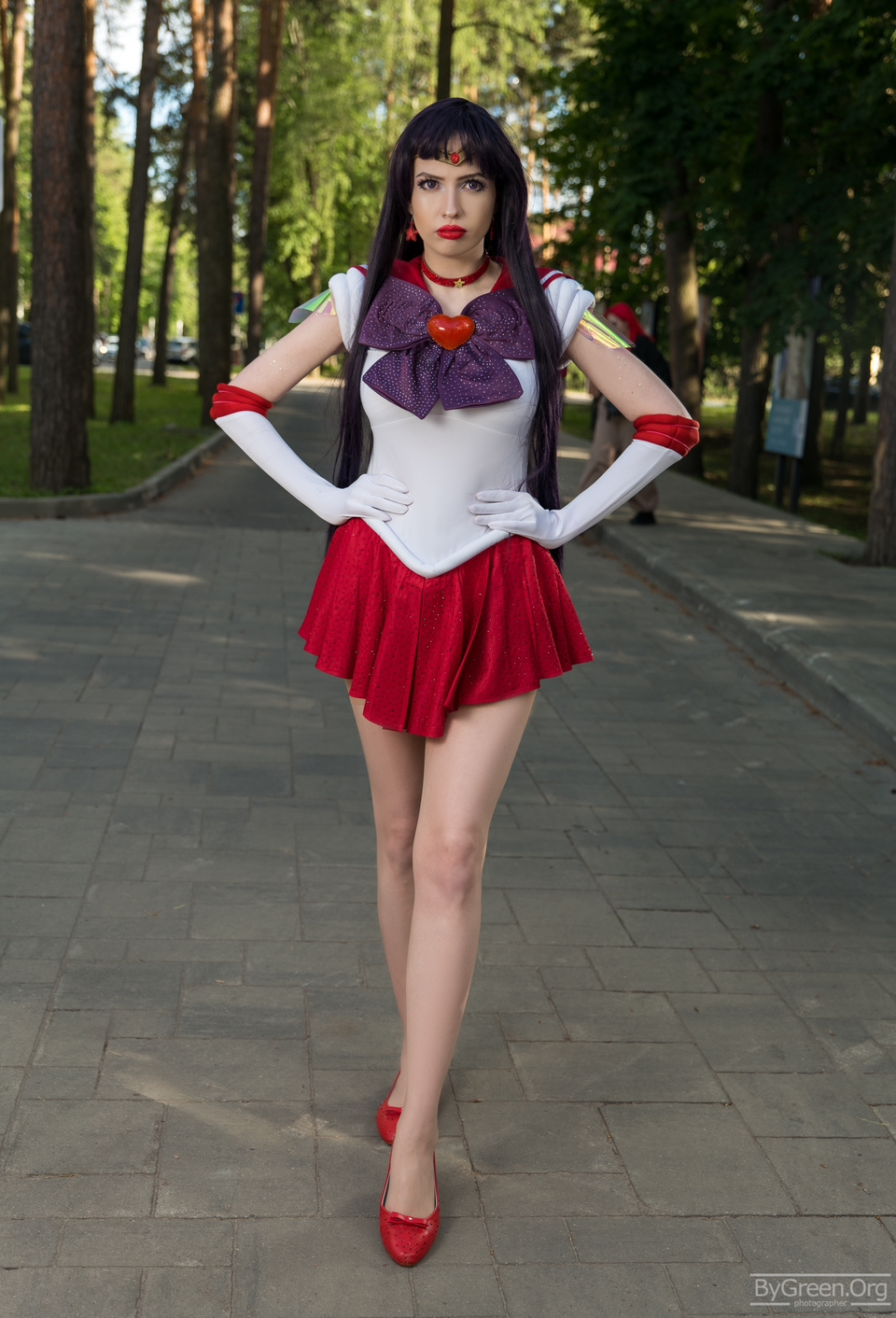 Косплей на Сейлор Марс - Моё, Sailor Moon, Sailor Mars, Косплей, Образ, Фотография, Аниме, Мультфильмы, Длиннопост