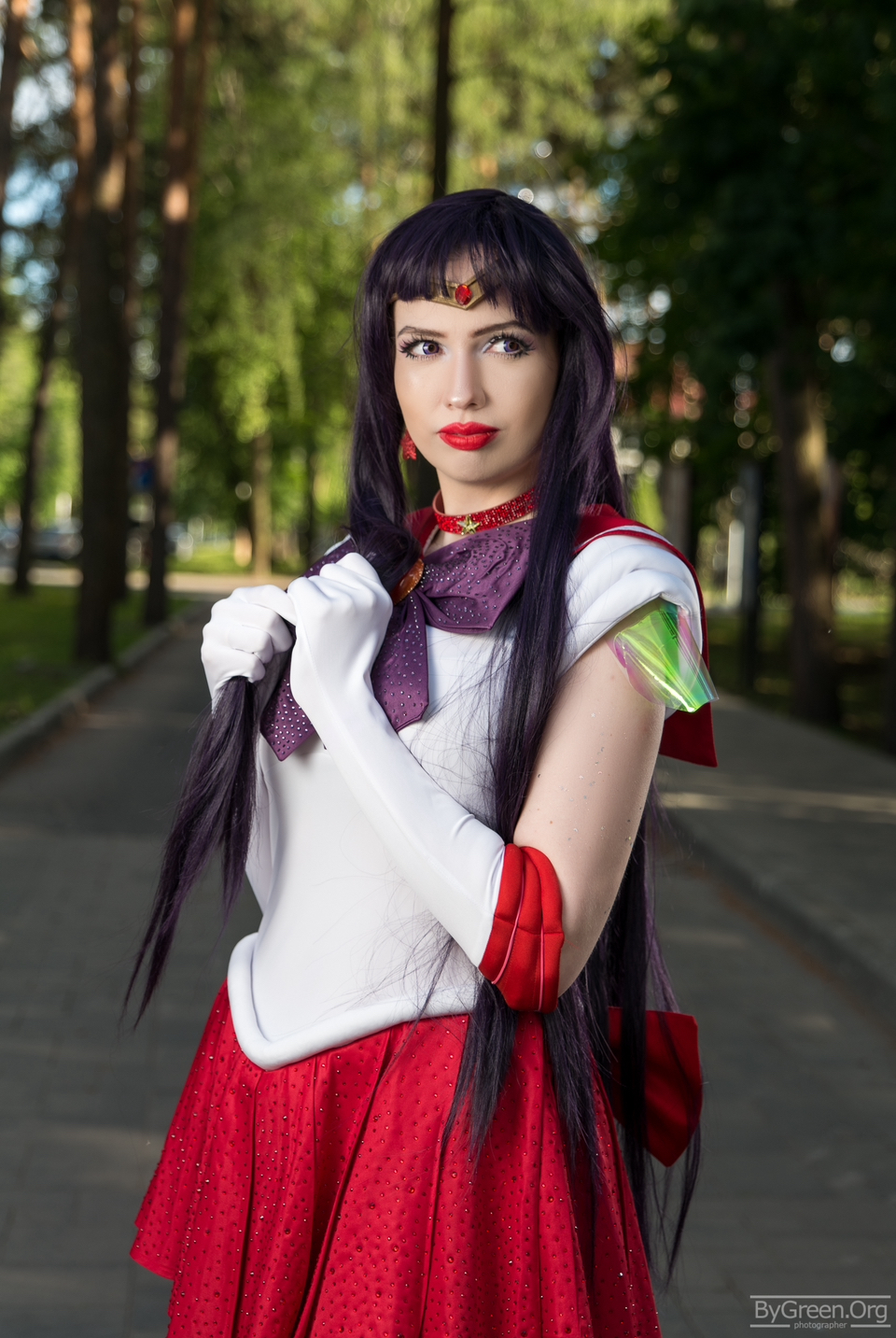 Косплей на Сейлор Марс - Моё, Sailor Moon, Sailor Mars, Косплей, Образ, Фотография, Аниме, Мультфильмы, Длиннопост