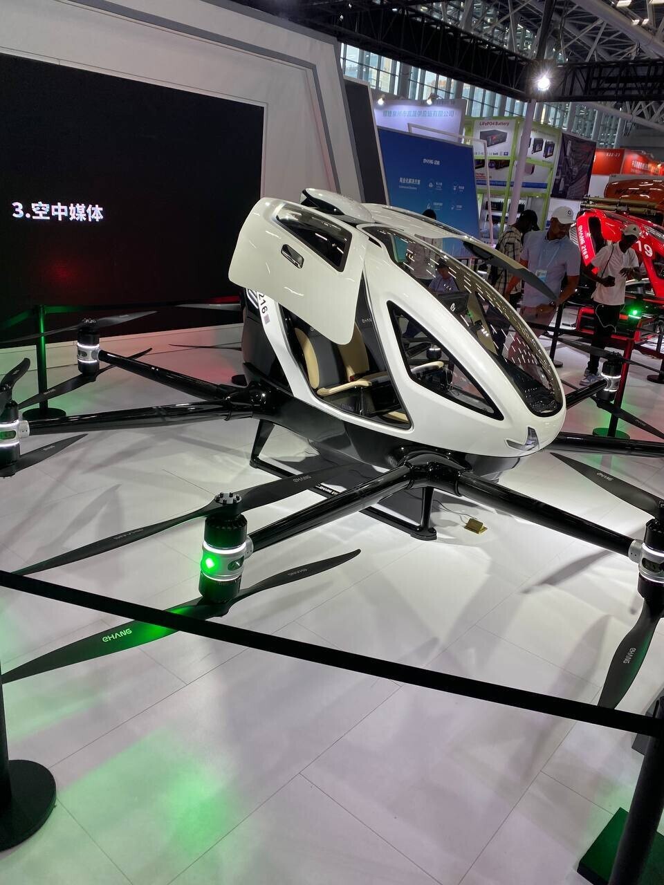 Flying taxis and cargo drone - My, China, Business, Small business, Exhibition, Flight, Drone, Longpost