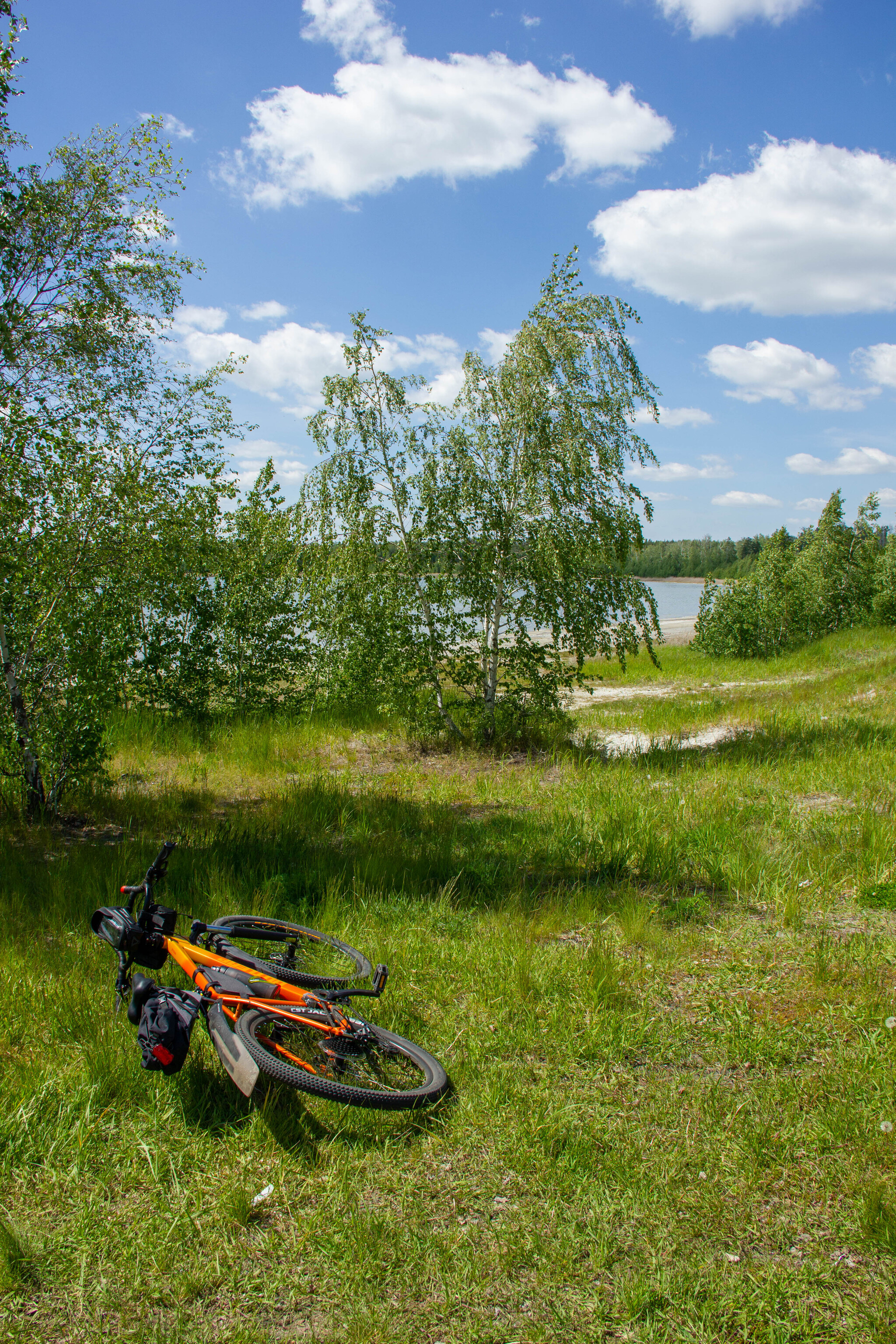 Лесное озеро - Моё, Велопрогулка, Природа, Фотография, Лес, Озеро, Отдых на природе, Активный отдых, Длиннопост