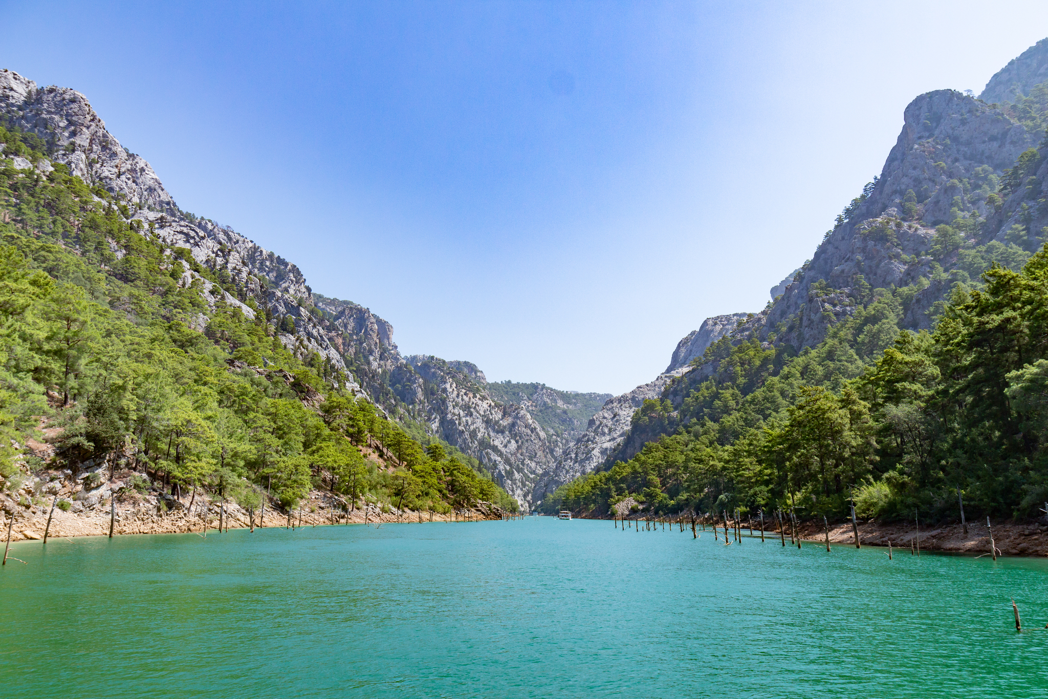 Turkey. Green Canyon - My, Turkey, Landscape, Emerald, Water, Longpost