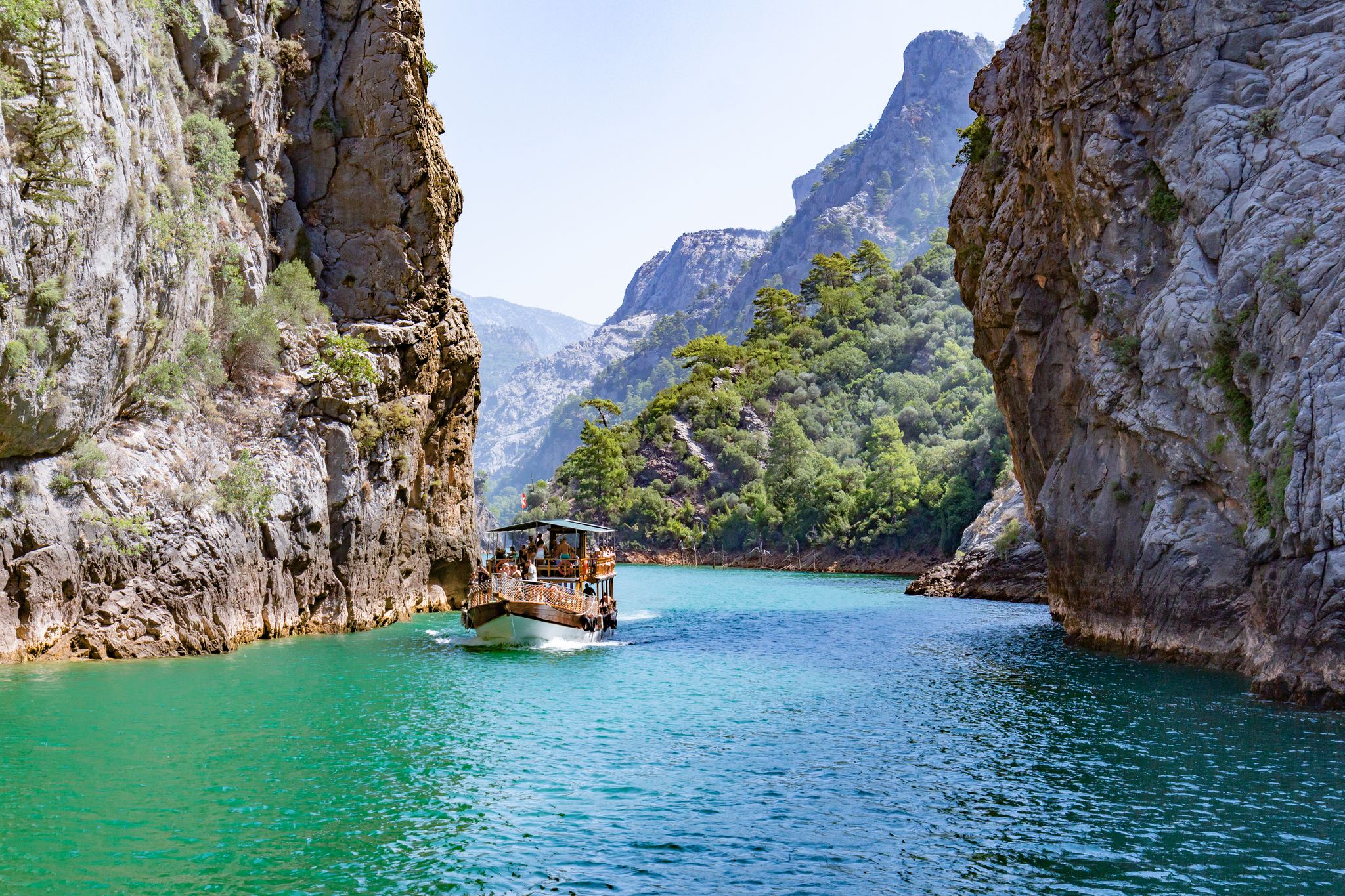 Turkey. Green Canyon - My, Turkey, Landscape, Emerald, Water, Longpost