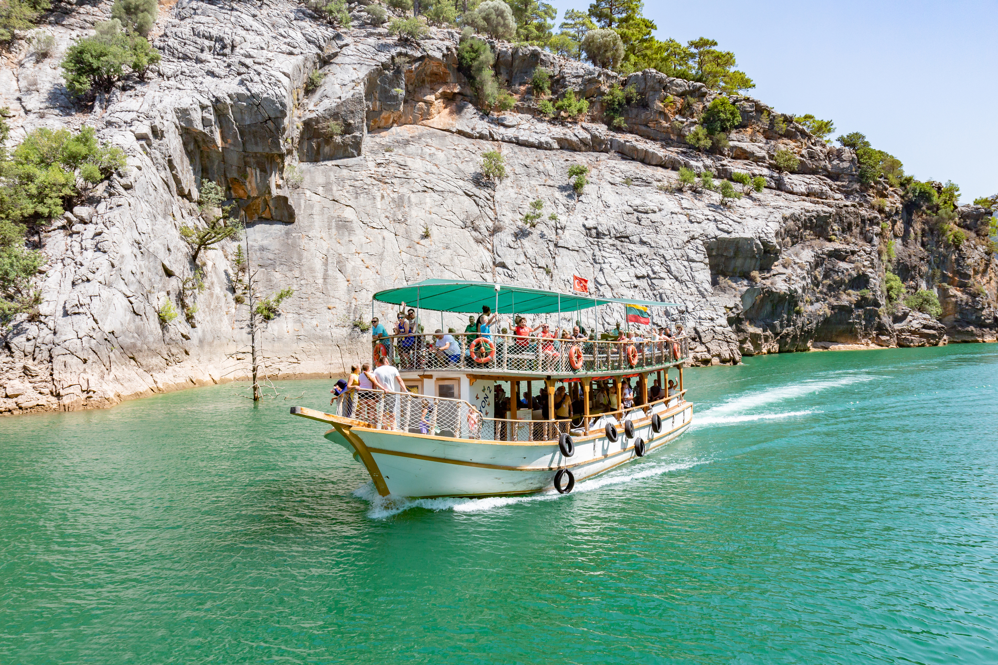 Turkey. Green Canyon - My, Turkey, Landscape, Emerald, Water, Longpost