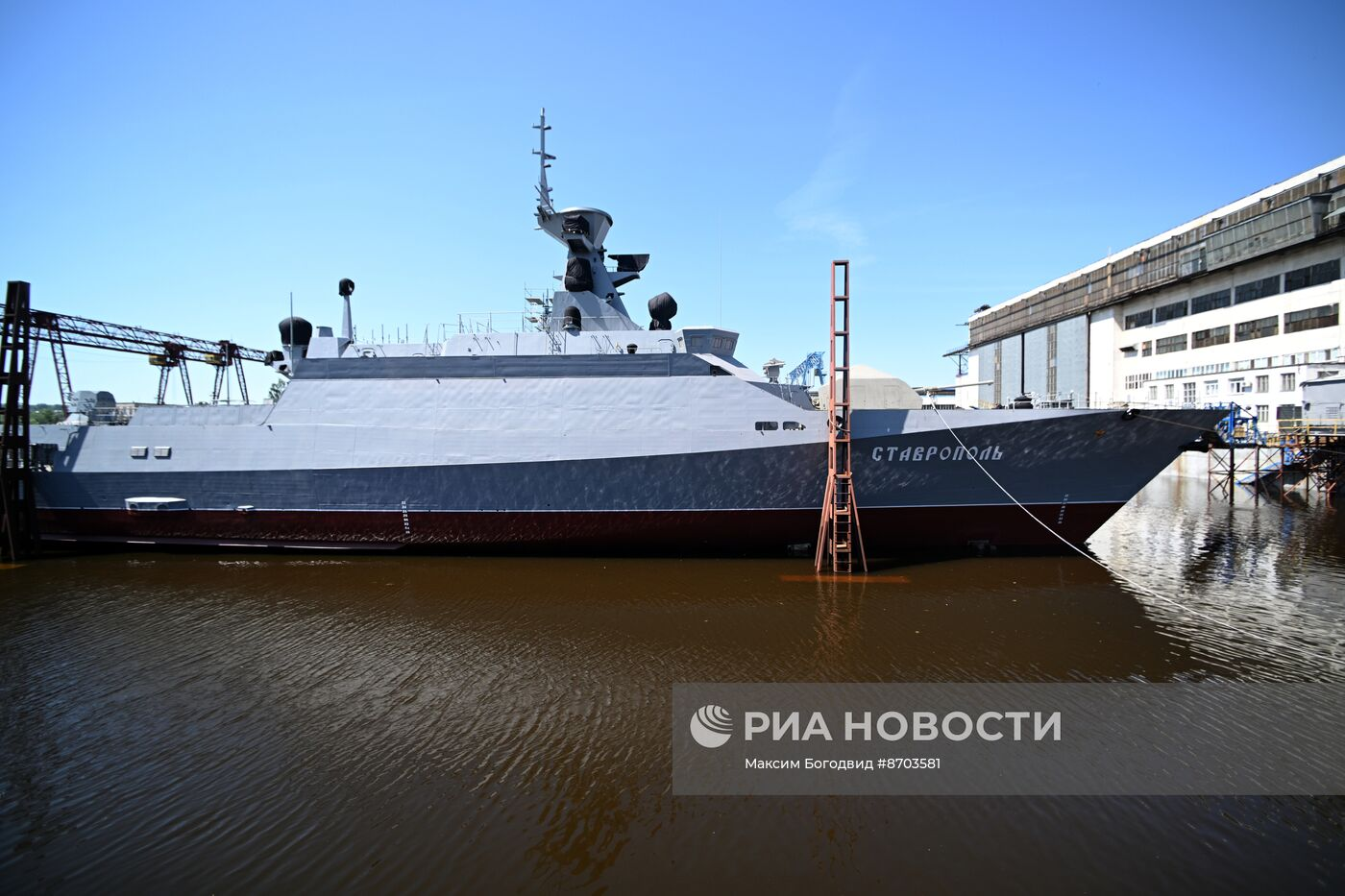 In Tatarstan, the Stavropol MRK armed with Calibers was launched. Twelfth project 21631 “Buyan-M” - news, Russia, Politics, Baltic Fleet, Special operation, ISIS, Zelenodolsk, launching, Kalibr-NK missiles, Fleet, Tatarstan, Stavropol, Finland, Longpost