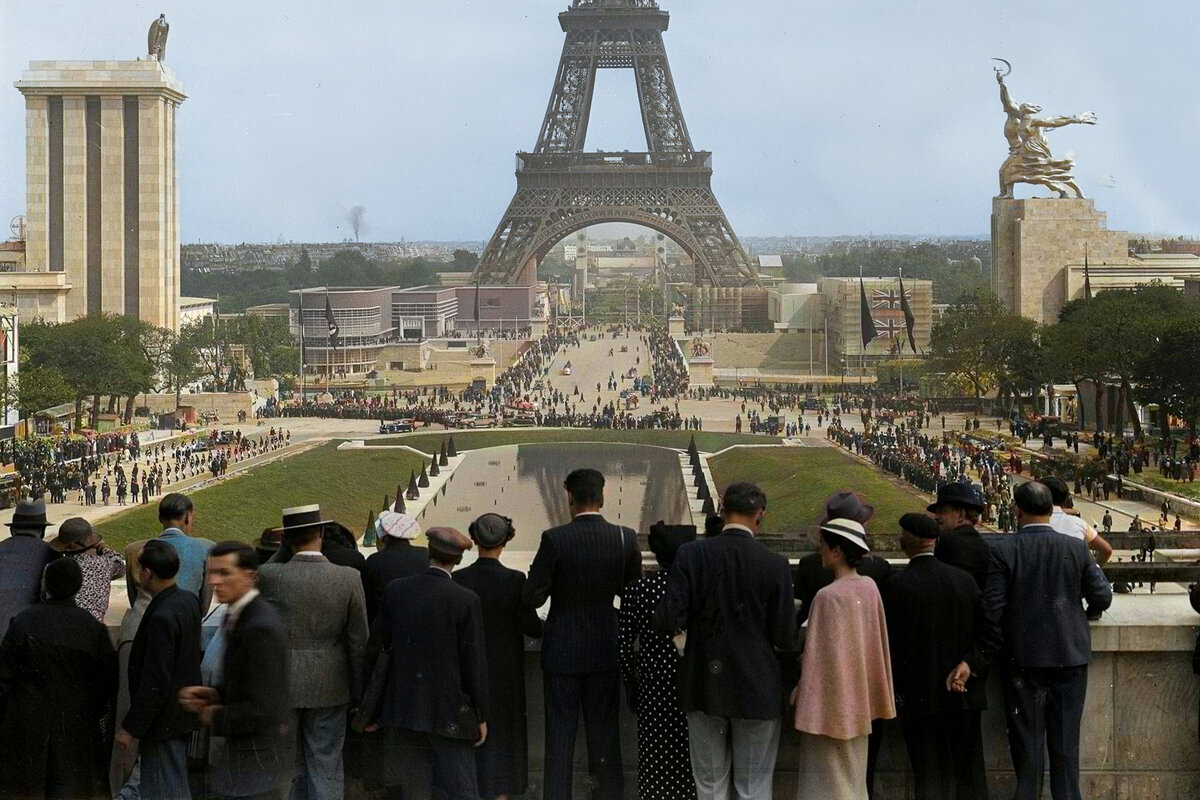 Shards of history: Interesting and rare retro photographs of Europe. 20 colored photographs of the twentieth century. Part III - My, Colorization, Old photo, Historical photo, The photo, Europe, 20th century, 19th century, Norway, France, Denmark, Great Britain, Germany, Longpost