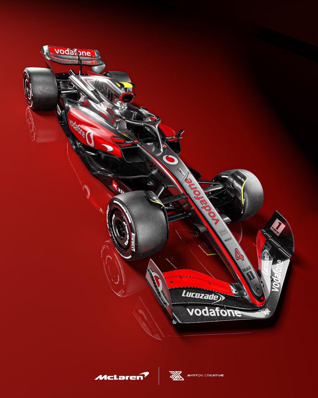 Vodafone McLaren - Art, Mclaren, Formula 1, Telegram (link), Longpost