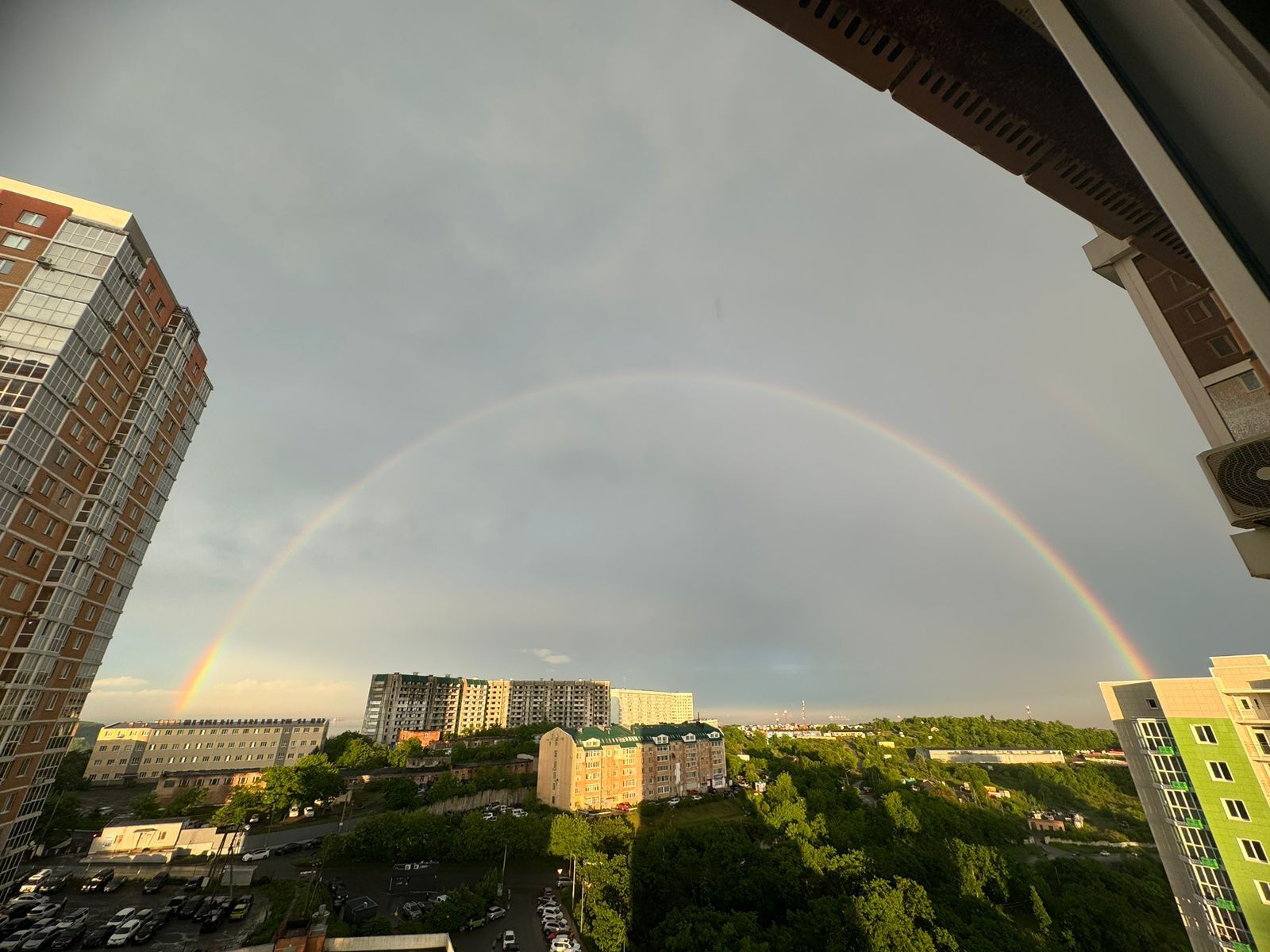 Rainbow from Vladivostok - My, Rainbow, Vladivostok, Longpost, The photo