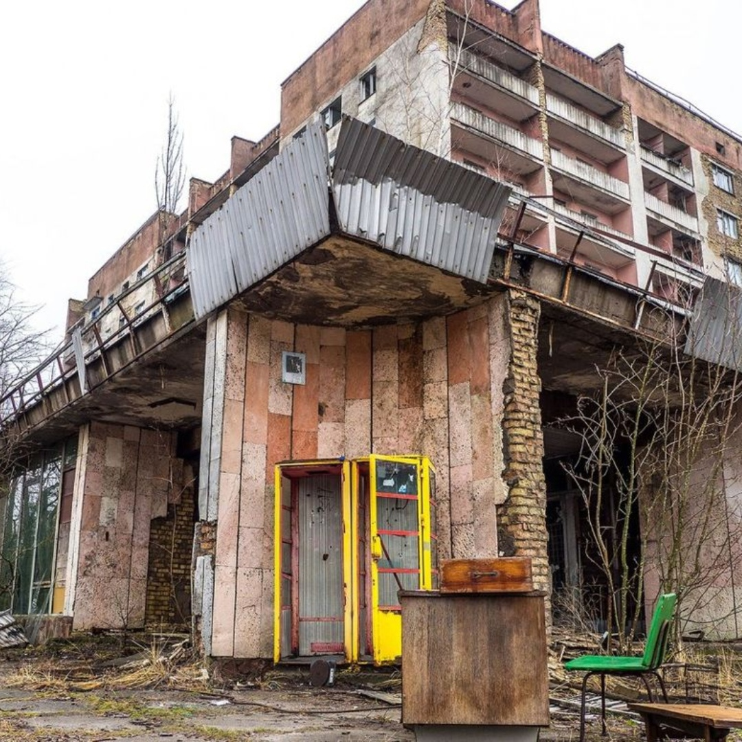 Perhaps this is the most famous telephone booth in the world, Pripyat - Abandoned, Travels, Pripyat, Ghost town, Chernobyl: Exclusion Zone, Phone station