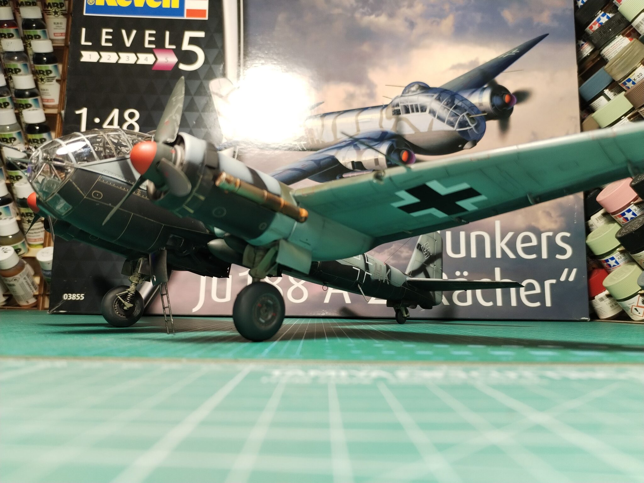 Junkers Ju188 A-2 Rcher  1/48 Revell - My, Collecting, Stand modeling, Modeling, Aviation, The Second World War, Luftwaffe, Longpost