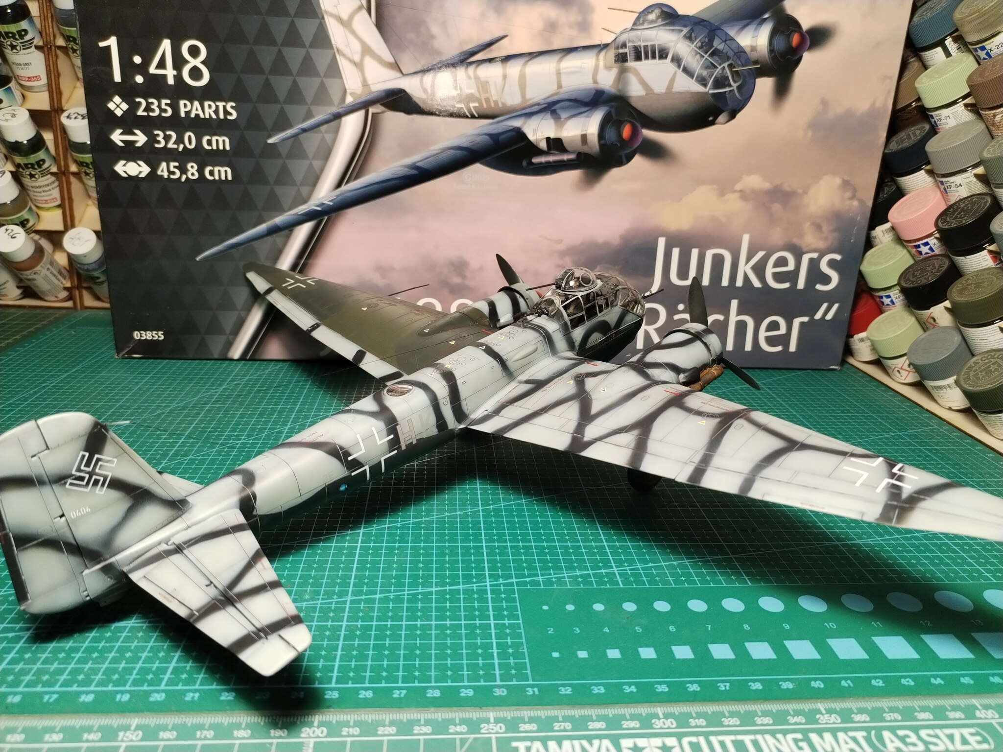 Junkers Ju188 A-2 Rcher  1/48 Revell - My, Collecting, Stand modeling, Modeling, Aviation, The Second World War, Luftwaffe, Longpost