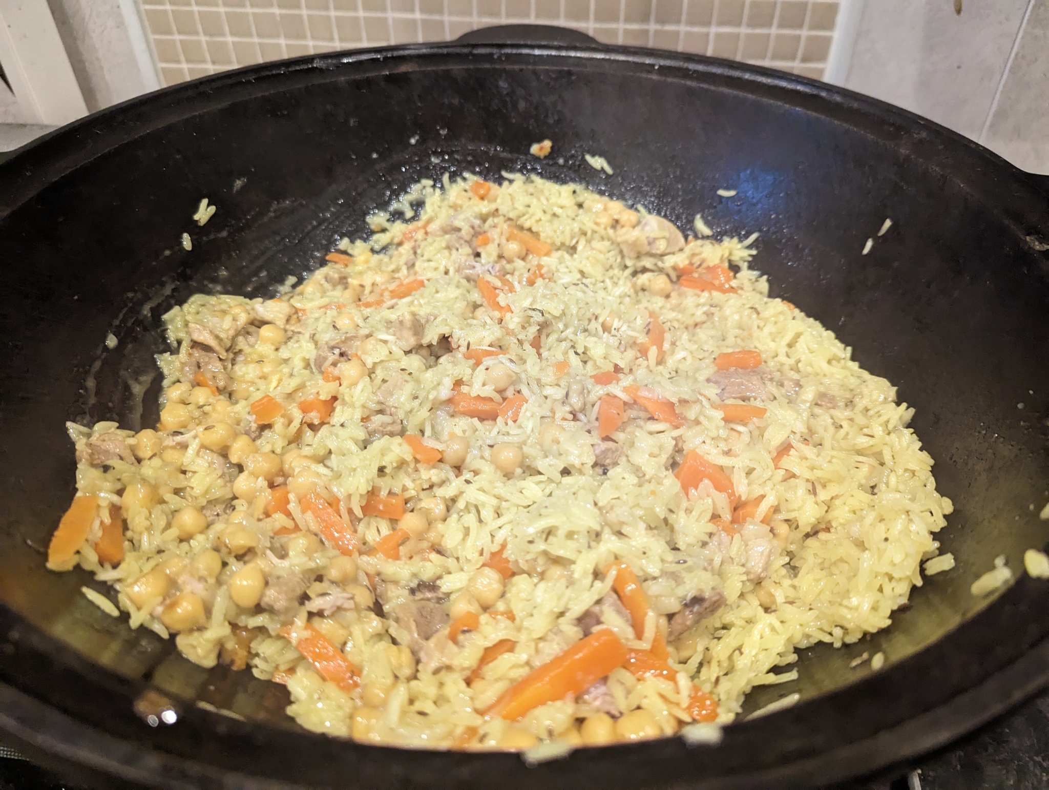 Variations on the theme of pilaf - My, Dinner party, Pilaf, Preparation, Men's cooking, Yummy, Longpost, Food