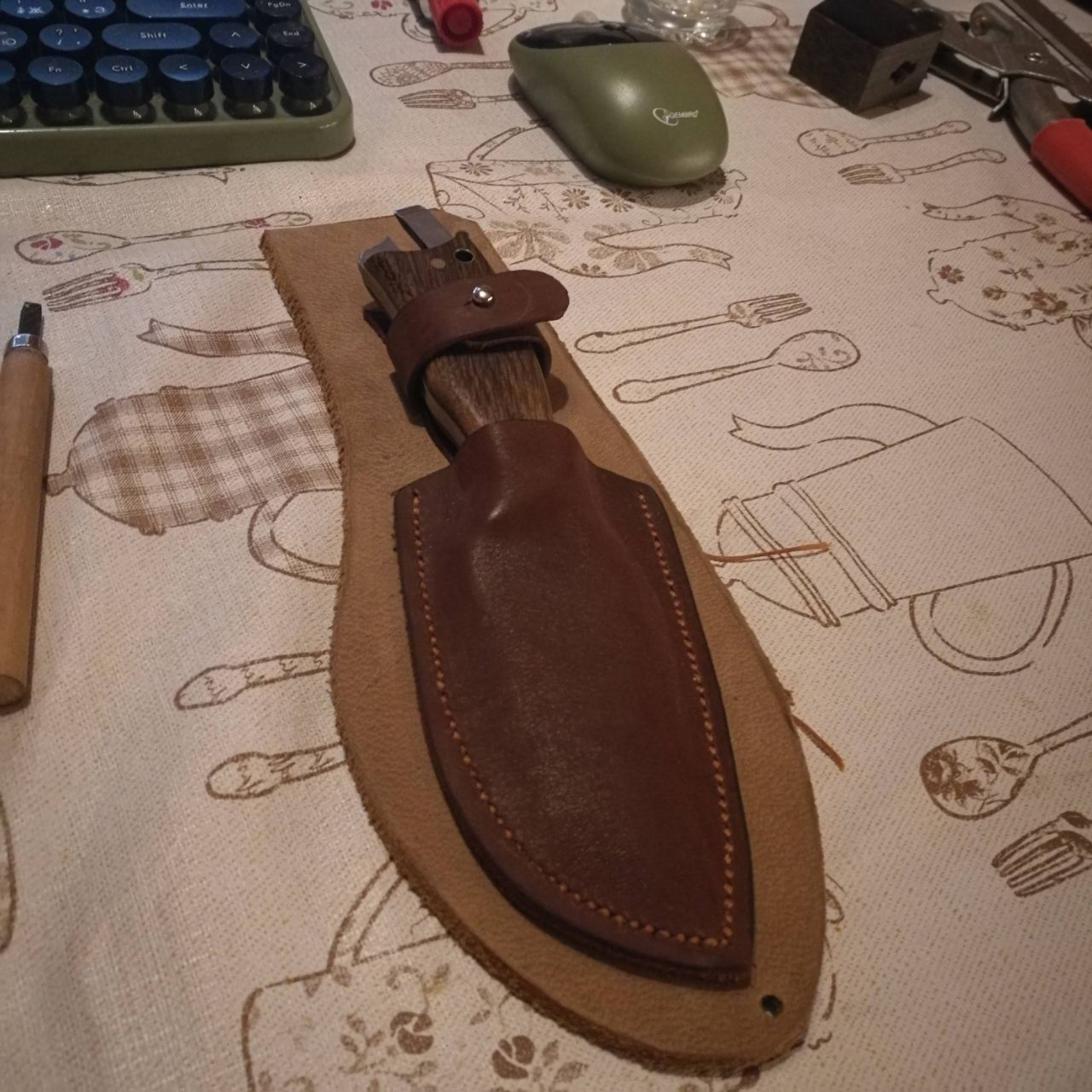 Survival Cleaver - My, Knife, Woodworking, With your own hands, Survival, Longpost, Needlework with process