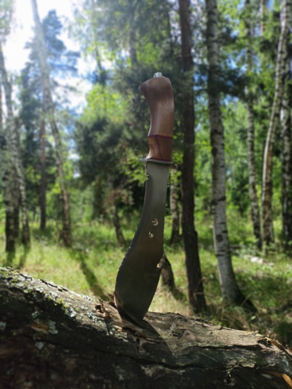 Survival Cleaver - My, Knife, Woodworking, With your own hands, Survival, Longpost, Needlework with process