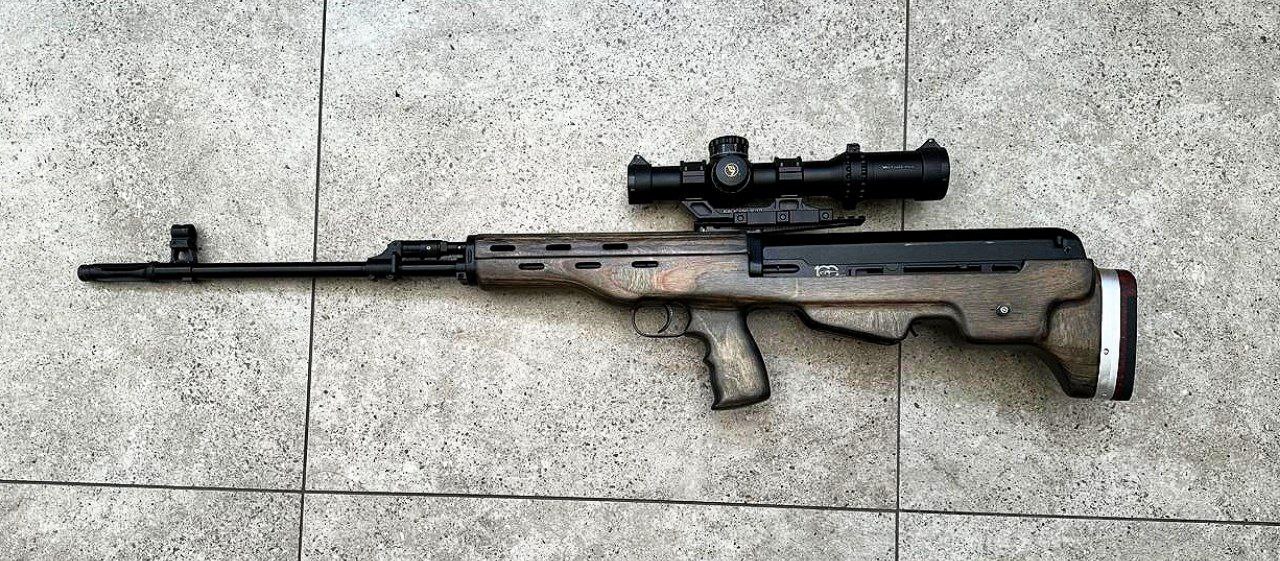 TIGER/SVD bullpup - My, The photo, Carbine, Rifle, Tiger, Dragunov sniper rifle, Hunting, Weapon, Firearms, Armament, Military equipment, Homemade, Bullpup