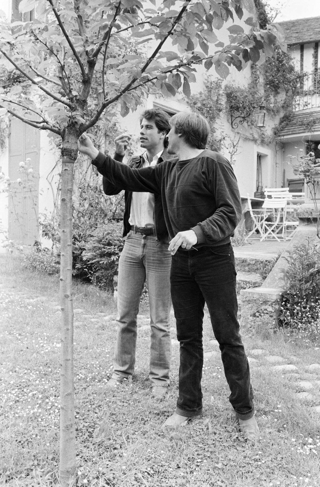 One day with John Travolta and Gerard Depardieu - Gerard Depardieu, John Travolta, Celebrities, Actors and actresses, Old photo, Past, Historical photo, History (science), Retro, 80-е, Longpost