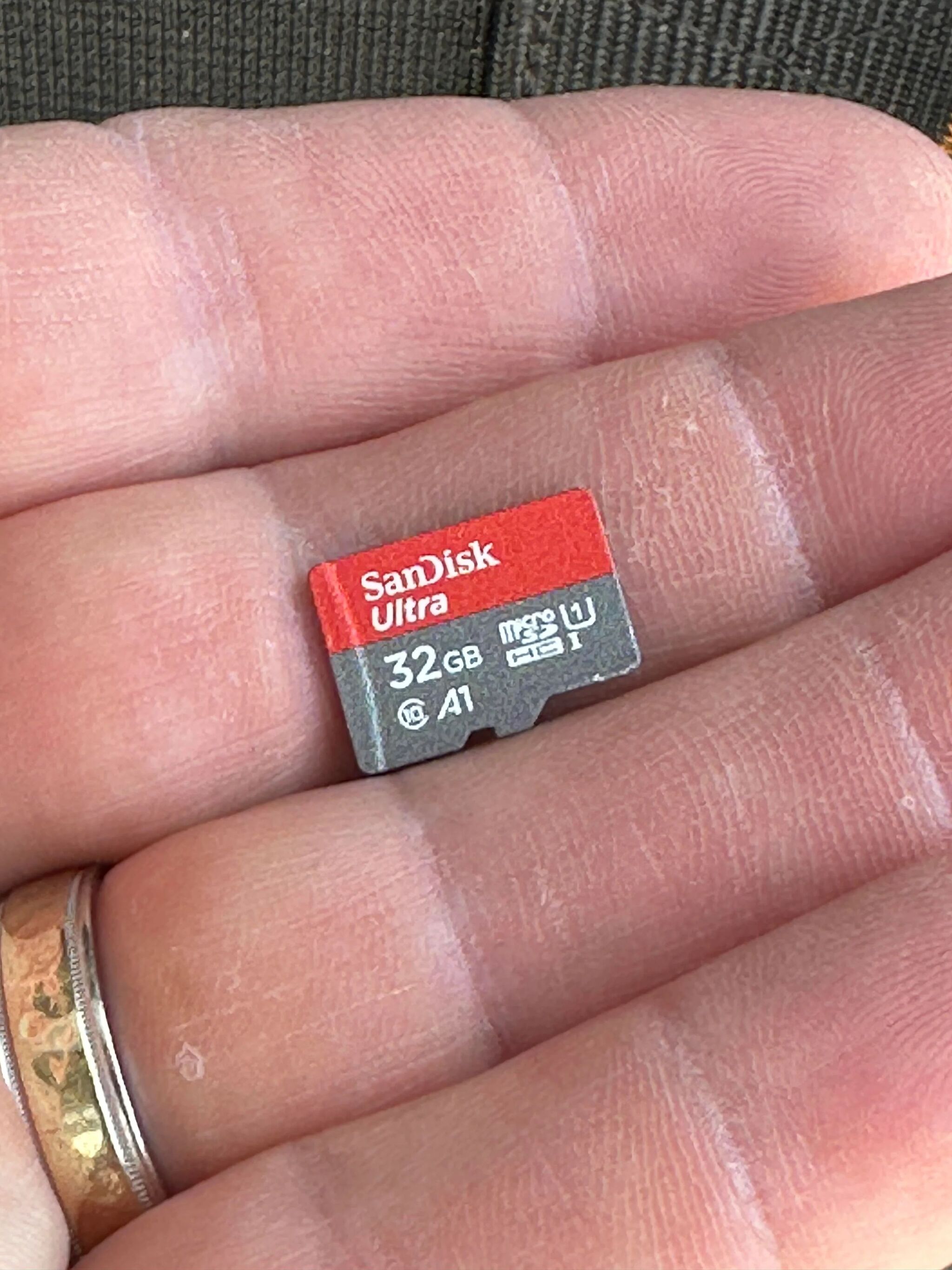 Working MicroSD card for work...dropped - Humor, The photo, Lost, Dropped, Longpost, Microsd