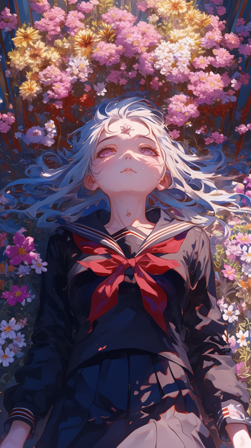 Art - My, Neural network art, Art, Images, Girls, Anime, Longpost