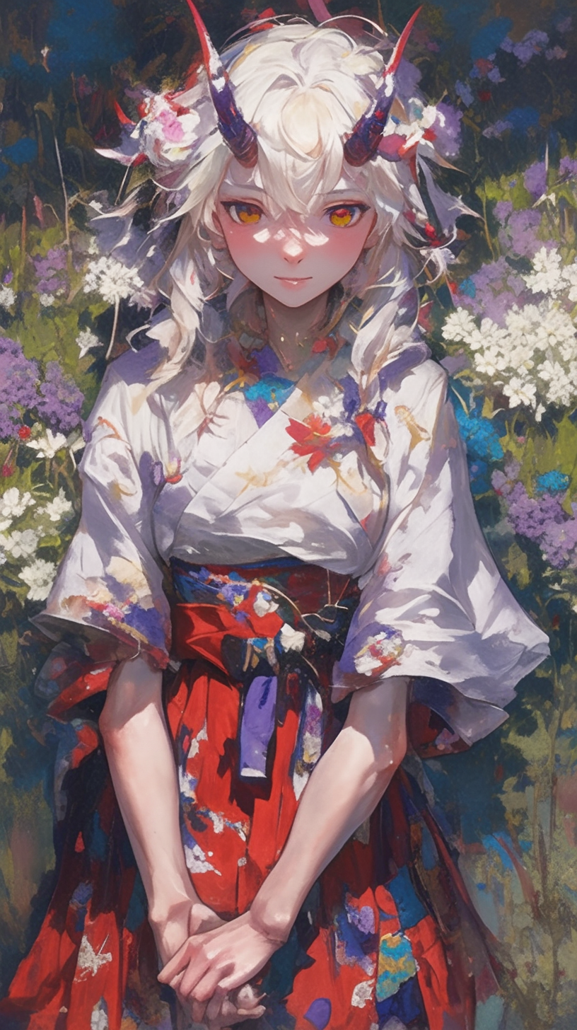 Art - My, Neural network art, Art, Images, Girls, Anime, Longpost