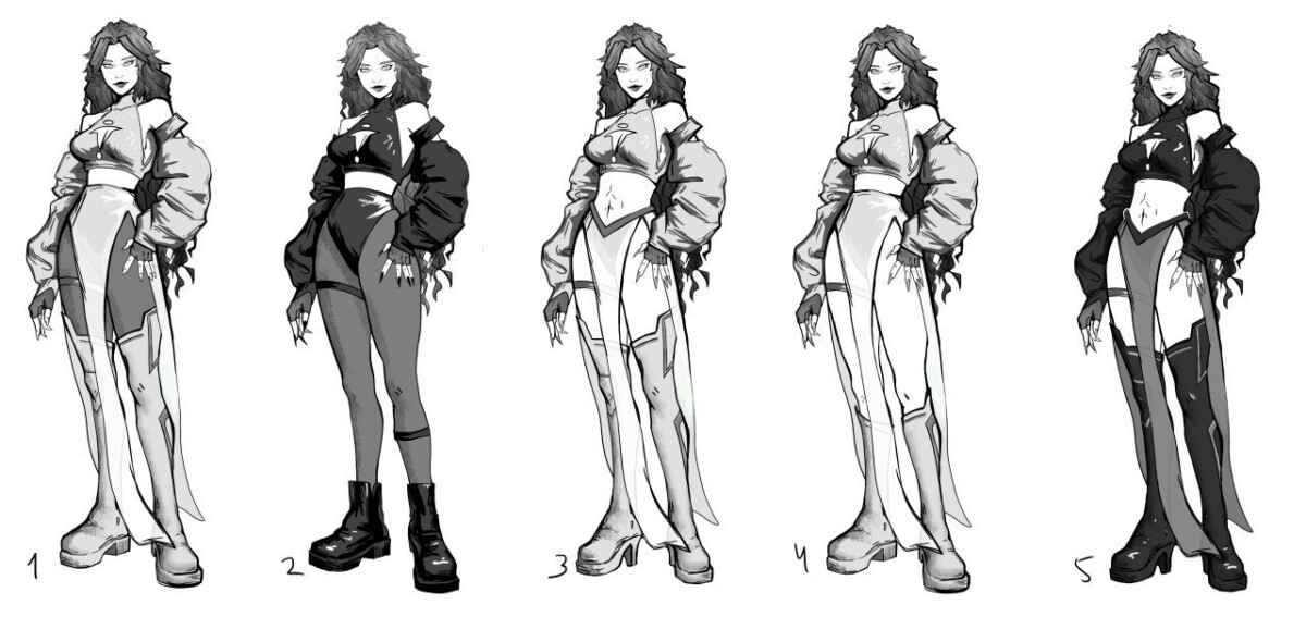 [Comic book development] Suvi character concept - My, Comics, Author's comic, Painting, Characters (edit), Sketch, Fantasy, 2D, Longpost