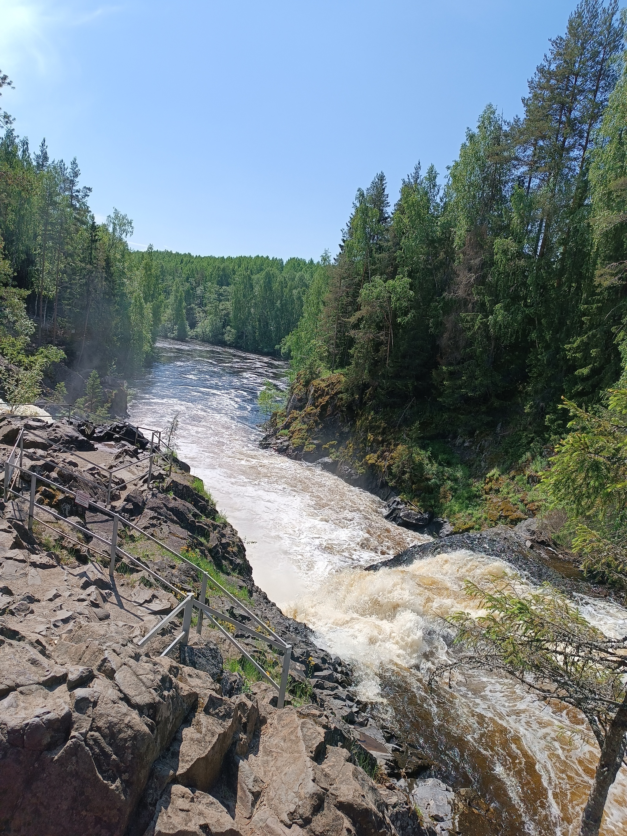 Karelian landscapes - My, Mobile photography, Карелия, Kizhi, Ruskeala, The nature of Russia, Kivach, Longpost