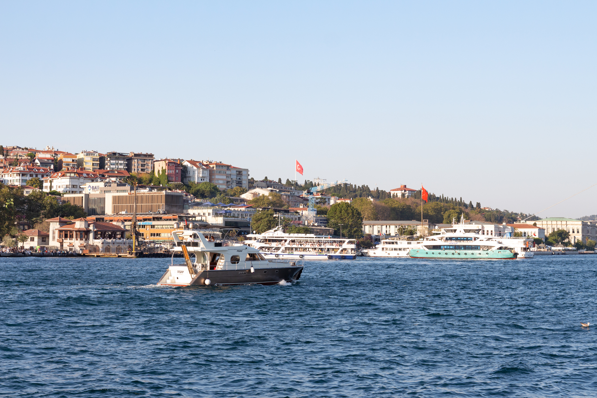 Walk along the Bosphorus. Part 1 - My, Turkey, Bosphorus, Bosphorus Bridge, Travels, Ship, Walk, Longpost