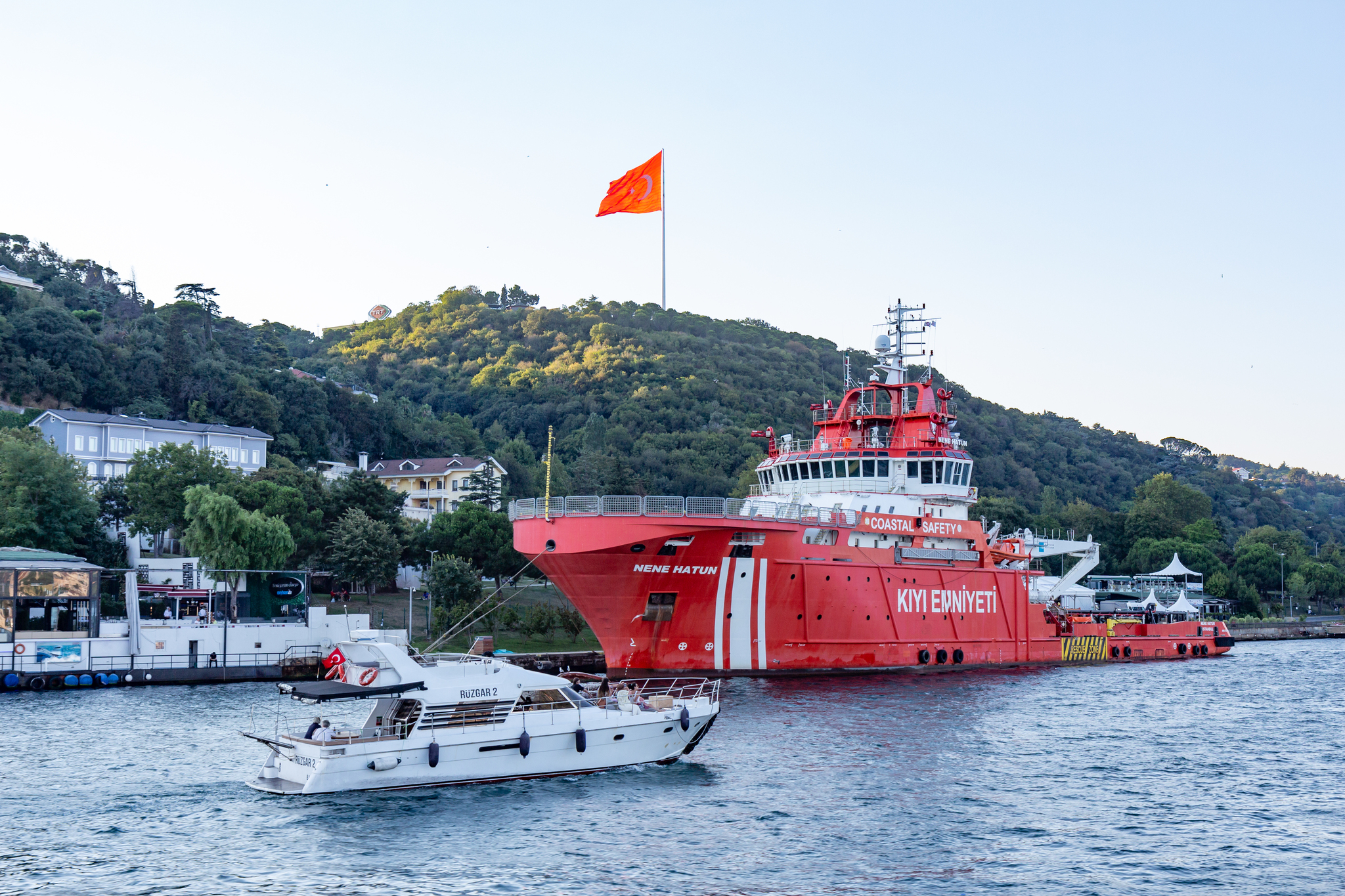 Walk along the Bosphorus. Part 1 - My, Turkey, Bosphorus, Bosphorus Bridge, Travels, Ship, Walk, Longpost