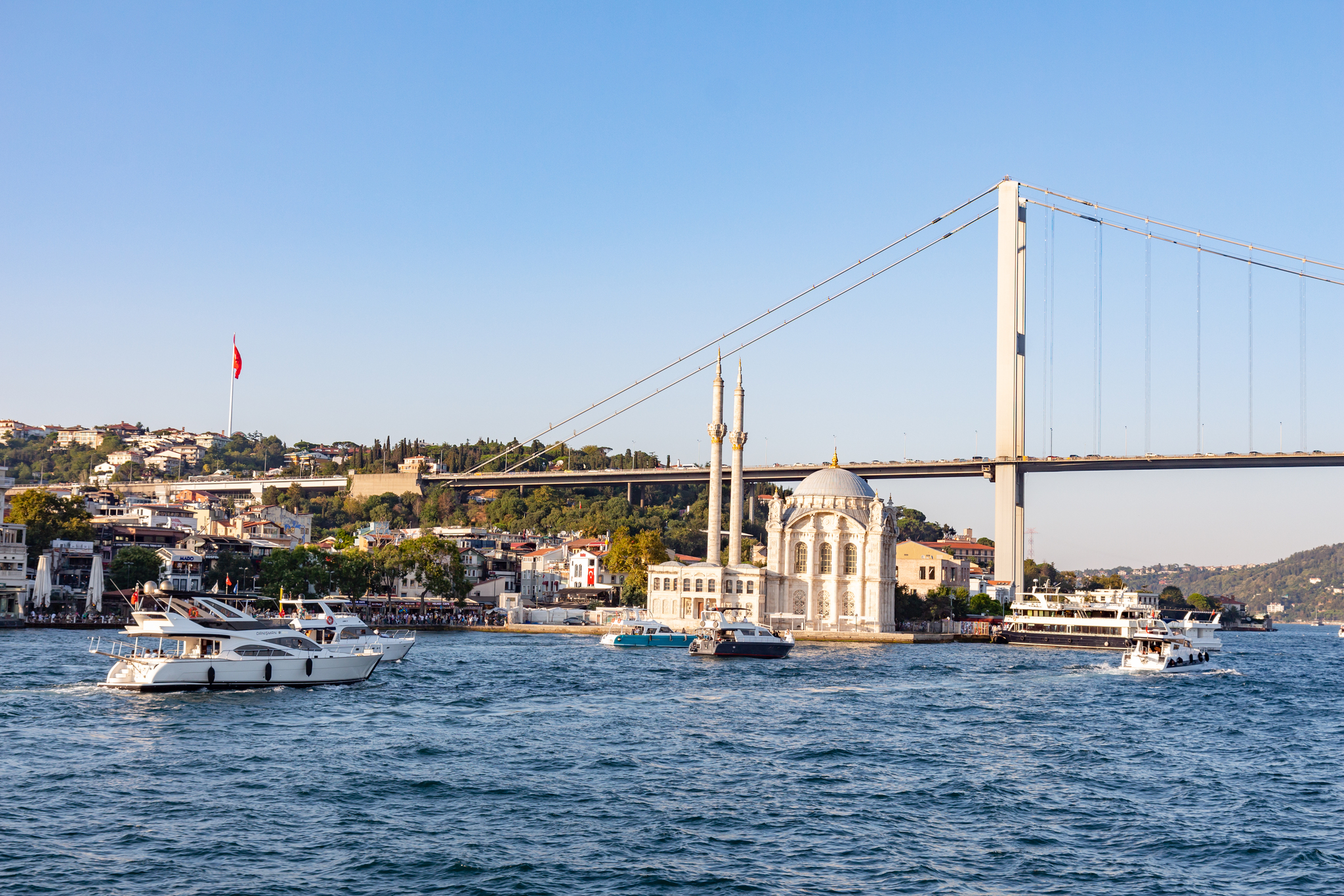 Walk along the Bosphorus. Part 1 - My, Turkey, Bosphorus, Bosphorus Bridge, Travels, Ship, Walk, Longpost