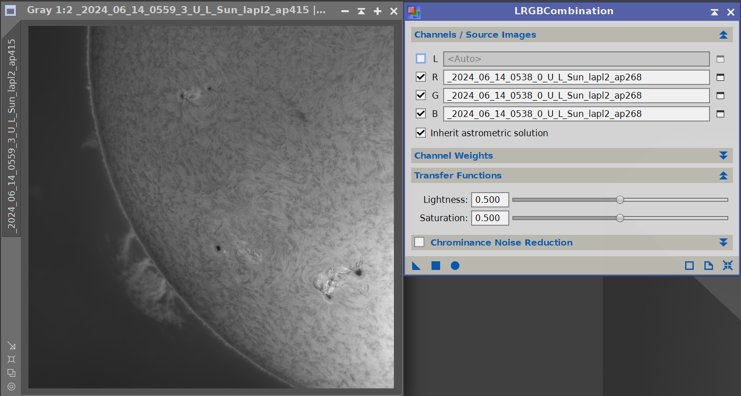 The sun today, and how to color it - My, Space, Astronomy, Astrophoto, The sun, The photo, GIF, Longpost