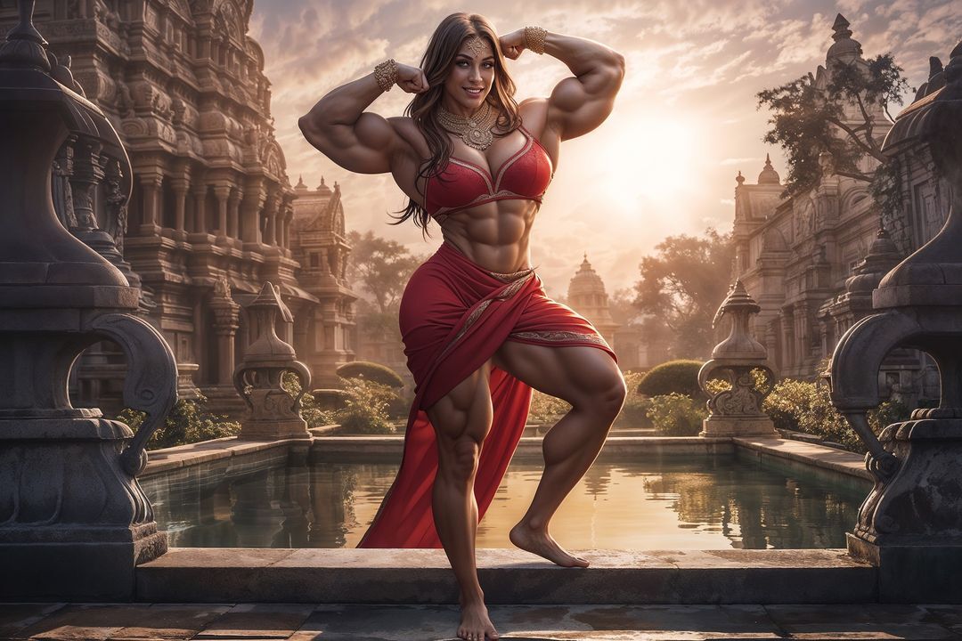 Strong girls according to neural networks - Art, Neural network art, Strong girl, Muscle, Body-building, Sport, Instagram (link), Longpost