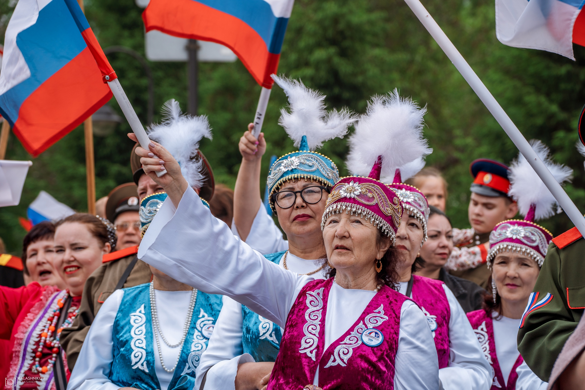 Parade of nationalities on Russia Day in Omsk - My, The photo, Russia, Town, Tourism, Omsk, Cities of Russia, Russia Day, Holidays, Parade, Costume, Longpost