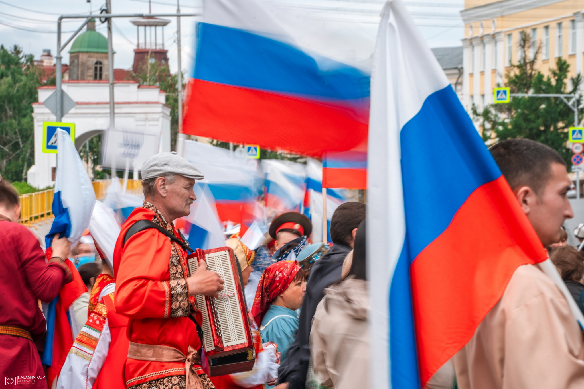 Parade of nationalities on Russia Day in Omsk - My, The photo, Russia, Town, Tourism, Omsk, Cities of Russia, Russia Day, Holidays, Parade, Costume, Longpost