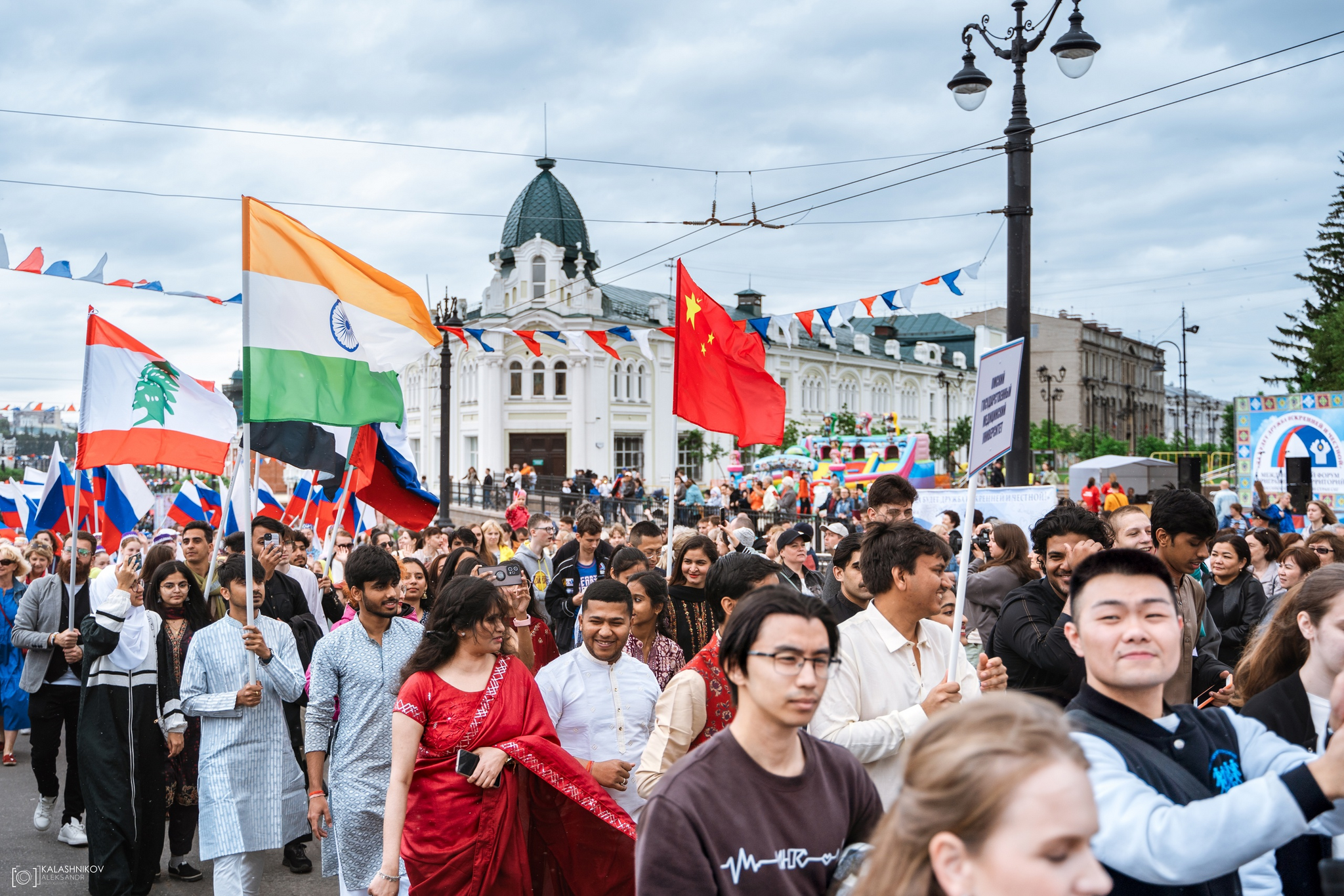 Parade of nationalities on Russia Day in Omsk - My, The photo, Russia, Town, Tourism, Omsk, Cities of Russia, Russia Day, Holidays, Parade, Costume, Longpost