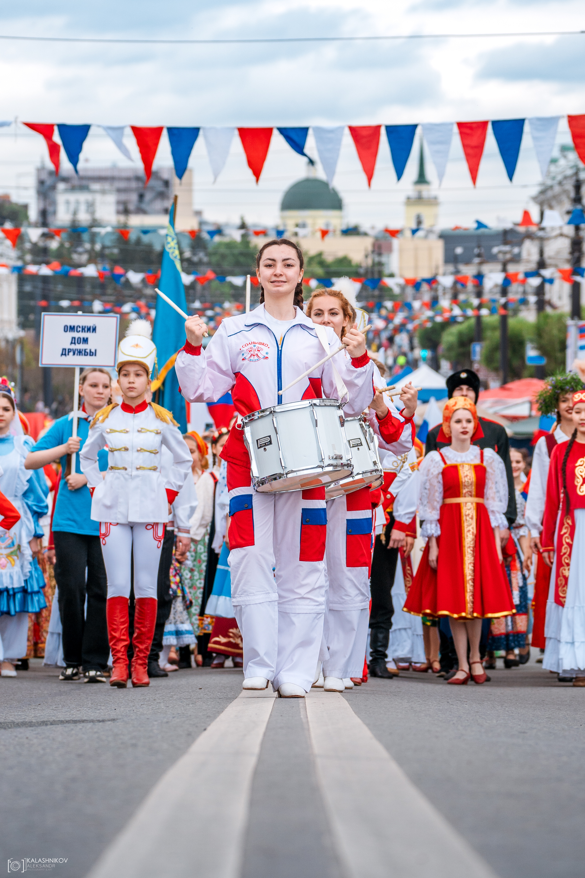 Parade of nationalities on Russia Day in Omsk - My, The photo, Russia, Town, Tourism, Omsk, Cities of Russia, Russia Day, Holidays, Parade, Costume, Longpost