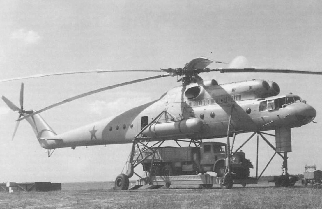 long-legged flying crane - Aviation history, Aviation, Helicopter, Flight, Military equipment, Helicopter pilots, civil Aviation, Pilot, Yandex Zen (link), The first flight, Made in USSR, the USSR, 60th, Technics, Miles, Mi-10, Flying Crane, Longpost