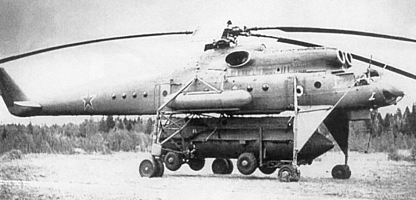 long-legged flying crane - Aviation history, Aviation, Helicopter, Flight, Military equipment, Helicopter pilots, civil Aviation, Pilot, Yandex Zen (link), The first flight, Made in USSR, the USSR, 60th, Technics, Miles, Mi-10, Flying Crane, Longpost