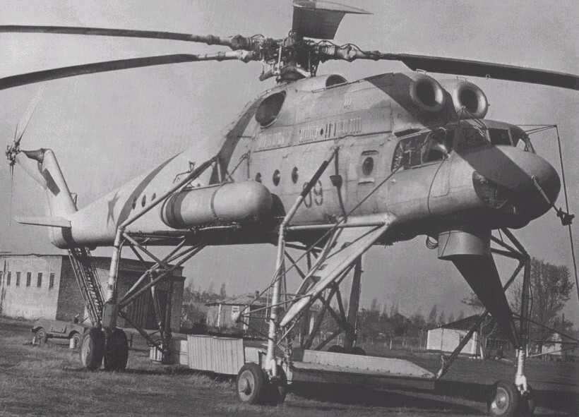 long-legged flying crane - Aviation history, Aviation, Helicopter, Flight, Military equipment, Helicopter pilots, civil Aviation, Pilot, Yandex Zen (link), The first flight, Made in USSR, the USSR, 60th, Technics, Miles, Mi-10, Flying Crane, Longpost