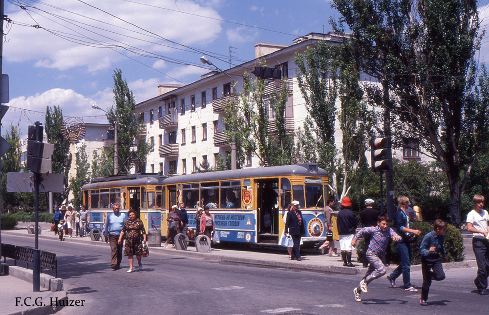 A selection of tram photographs of the former USSR - Tram, the USSR, Informative, Town, Want to know everything, Transport, Technics, The photo, Yandex Zen (link), Longpost, Passenger Transportation