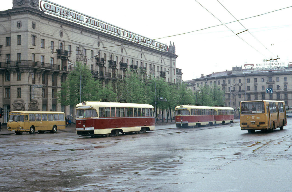 A selection of tram photographs of the former USSR - Tram, the USSR, Informative, Town, Want to know everything, Transport, Technics, The photo, Yandex Zen (link), Longpost, Passenger Transportation