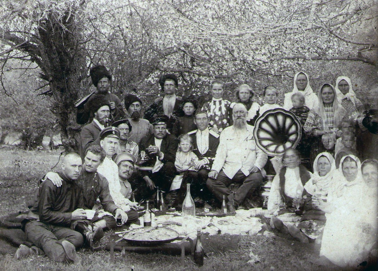 Cossacks and their families in pre-revolutionary photos - The photo, Historical photo, Cossacks, Longpost