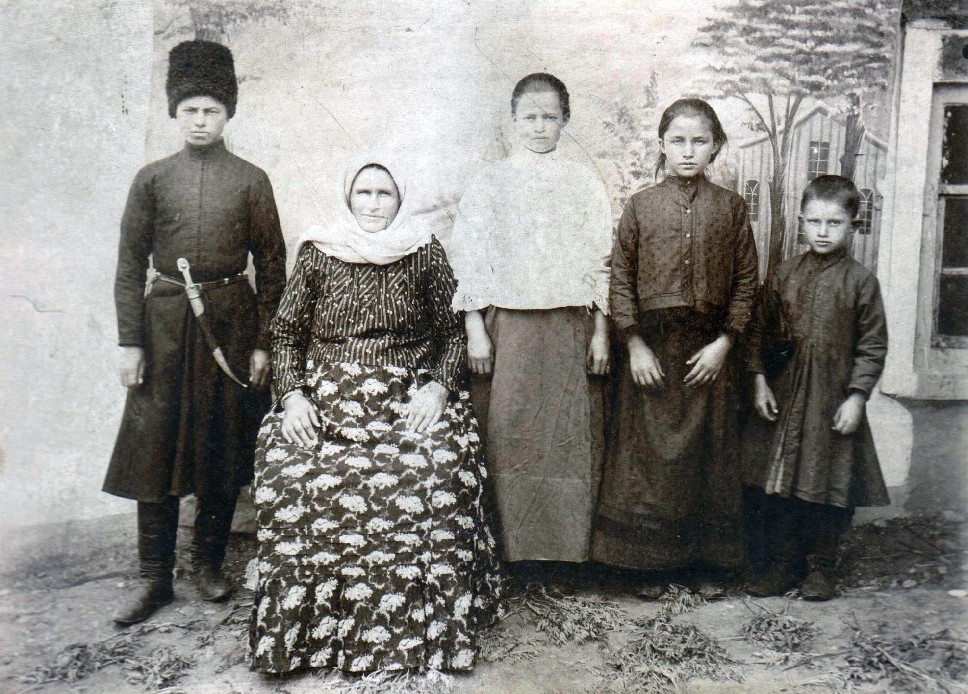 Cossacks and their families in pre-revolutionary photos - The photo, Historical photo, Cossacks, Longpost