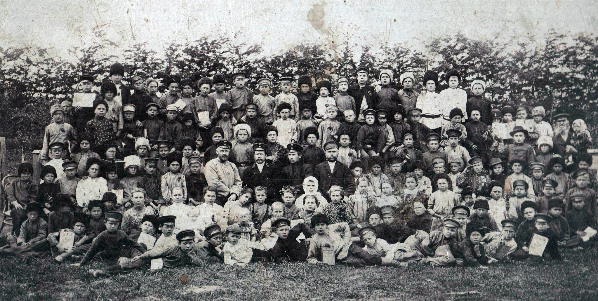 Cossacks and their families in pre-revolutionary photos - The photo, Historical photo, Cossacks, Longpost